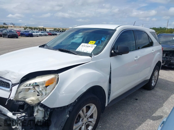 2015 Chevrolet Equinox LS with VIN 2GNALAEKXF1164985, listed as a IAAI auction lot 42134571 with 99,847 mi miles and . Bid and sale history available at DreamBid. Image 6.