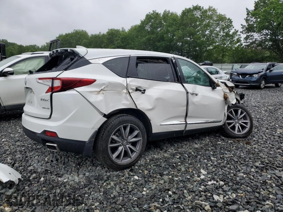 2023 Acura RDX Technology with VIN 5J8TC2H56PL011627, listed as a Copart auction lot 60264295 with Not provided miles and Salvage title. Bid and sale history available at DreamBid. Image 3.
