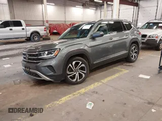 2021 Volkswagen Atlas SEL Premium z VIN 1V2TR2CA9MC589541, wystawiony jako IAAI lot #41848459 z przebiegiem 40 577 mil mil oraz . Historia ofert i sprzedaży dostępna na DreamBid. Obrazek 2.
