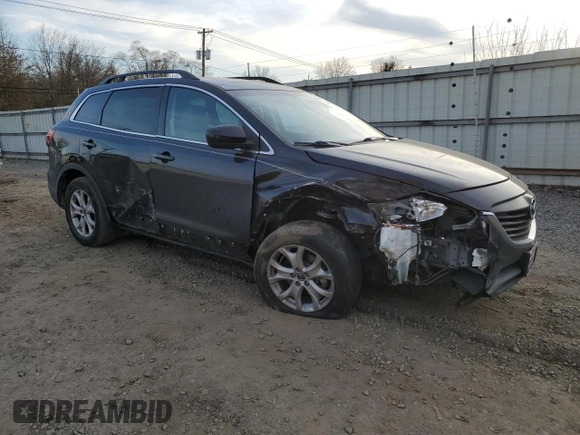 2014 Mazda CX-9 Touring with VIN JM3TB3CV8E0446458, listed as a Copart auction lot 46728585 with 90,394 mi miles and Salvage Title. Bid and sale history available at carsss.com. Image 4.