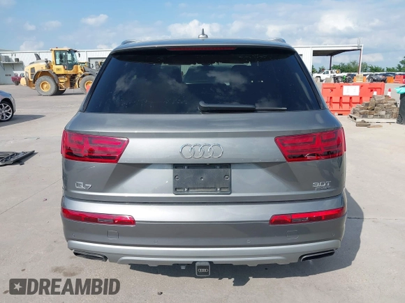 2017 Audi Q7 Premium Plus with VIN WA1LAAF78HD058277, listed as a IAAI auction lot 42145596 with 83,088 mi miles and . Bid and sale history available at DreamBid. Image 17.
