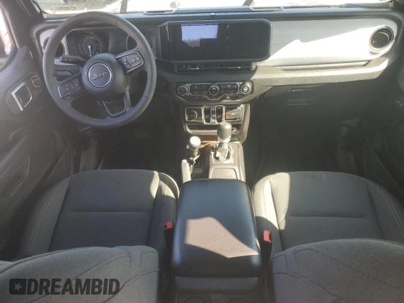 2024 Jeep Wrangler Willys с VIN 1C4RJXN62RW133671, выставлен на аукционе Copart как лот 52502545 с пробегом Не указан миль и Списание • Salvage title. История ставок и продаж доступна на DreamBid. Изображение 8.