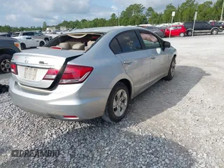 2013 Honda Civic LX with VIN 2HGFB2F57DH541438, listed as a IAAI auction lot 42442852 with Not provided miles and . Bid and sale history available at DreamBid. Image 4.