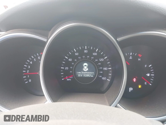 2014 Kia Optima LX with VIN 5XXGM4A73EG280685, listed as a IAAI auction lot 41190691 with 153,957 mi miles. Bid and sale history available at carsss.com. Image 7.