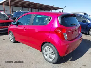 2020 Chevrolet Spark LS with VIN KL8CB6SA2LC410357, listed as a IAAI auction lot 41023593 with 90,587 mi miles. Bid and sale history available at carsss.com. Image 3.