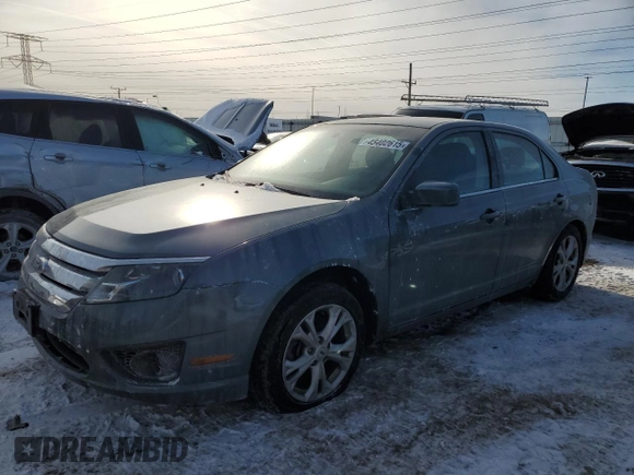 2012 Ford Fusion SE with VIN 3FAHP0HA9CR180021, listed as a Copart auction lot 45402615 with 68,824 mi miles and Salvage Title. Bid and sale history available at DreamBid. Image 1.