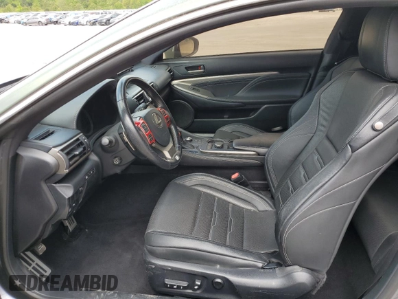 2017 Lexus RC 200t with VIN JTHHA5BC0H5005104, listed as a Copart auction lot 52865475 with Not provided miles and Salvage title. Bid and sale history available at DreamBid. Image 7.