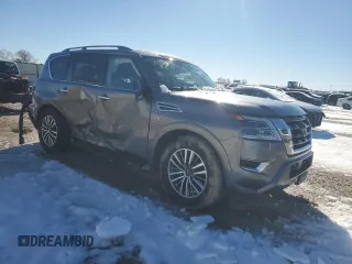 2021 Nissan Armada SL with VIN JN8AY2BA5M9372860, listed as a Copart auction lot 87930925 with 78,778 mi miles and Salvage Title. Bid and sale history available at carsss.com. Image 4.