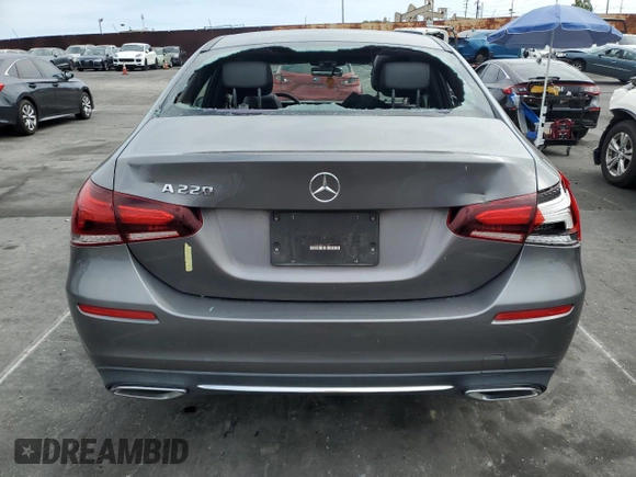 2021 Mercedes-Benz A 220 with VIN W1K3G4EB8MJ296420, listed as a Copart auction lot 55808815 with 157,547 mi miles and Salvage title. Bid and sale history available at DreamBid. Image 6.