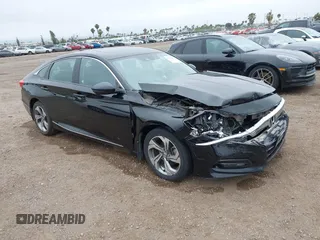 2018 Honda Accord EX-L with VIN 1HGCV1F51JA042245, listed as a IAAI auction lot 42432232 with 90,353 mi miles and . Bid and sale history available at DreamBid. Image 1.