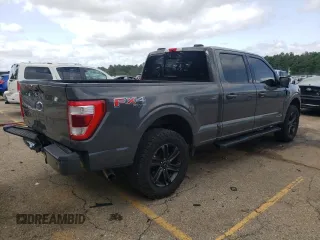 2021 Ford F-150 XL with VIN 1FTFW1ED0MFC98028, listed as a Copart auction lot 56652825 with 100,062 mi miles and Salvage title. Bid and sale history available at DreamBid. Image 3.