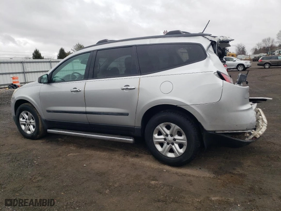 2014 Chevrolet Traverse LS with VIN 1GNKRFKD1EJ232004, listed as a Copart auction lot 48046725 with 122,871 mi miles and Salvage Title. Bid and sale history available at carsss.com. Image 2.