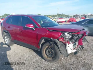 2022 Toyota RAV4 LE with VIN 2T3K1RFV5NW196016, listed as a IAAI auction lot 39931229 with 55,045 mi miles and . Bid and sale history available at DreamBid. Image 1.