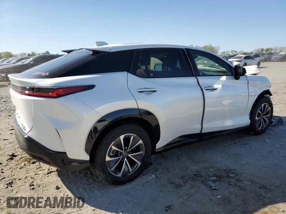 2024 Lexus RZ 450e Premium with VIN JTJAAAAB9RA026687, listed as a Copart auction lot 49332935 with 2,085 mi miles and Salvage title. Bid and sale history available at DreamBid. Image 3.
