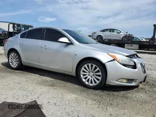2011 Buick Regal CXL RL1 with VIN W04GN5EC3B1114310, listed as a Copart auction lot 69972924 with 201,928 mi miles and Salvage Title. Bid and sale history available at carsss.com. Image 4.
