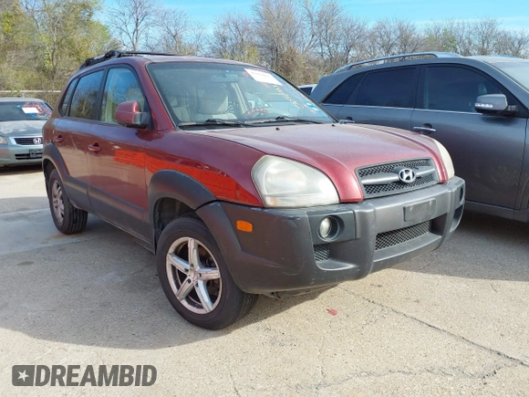 2006 Hyundai Tucson GLS with VIN KM8JN12D16U453097, listed as a IAAI auction lot 41819035 with 237,312 mi miles. Bid and sale history available at carsss.com. Image 1.