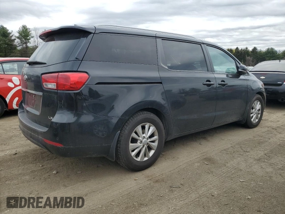 2016 Kia Sedona LX with VIN KNDMB5C18G6125722, listed as a Copart auction lot 54072915 with 129,751 mi miles and Clean Title. Bid and sale history available at carsss.com. Image 3.