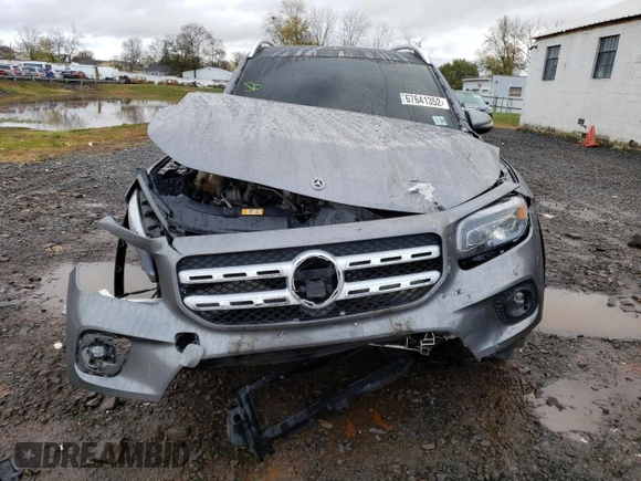 2020 Mercedes-Benz GLB with VIN WDC4M4HB8LW008734, listed as a Copart auction lot 67641352 with 37,354 mi miles. Bid and sale history available at carsss.com. Image 5.