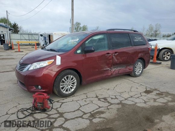 2015 Toyota Sienna XLE с VIN 5TDYK3DC1FS660766, выставлен на аукционе Copart как лот 53752845 с пробегом 166 253 миль миль и Списание • Salvage title. История ставок и продаж доступна на DreamBid. Изображение 1.