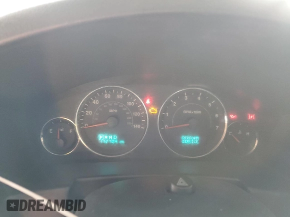2006 Jeep Commander Limited с VIN 1J8HH58296C293945, выставлен на аукционе Copart как лот 51489415 с пробегом 172 704 миль миль и Чистый • Clean title. История ставок и продаж доступна на DreamBid. Изображение 9.