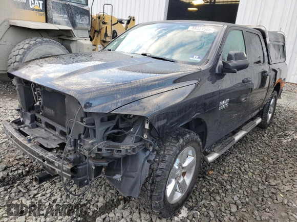 2017 Ram 1500 Tradesman with VIN 1C6RR7KG2HS811306, listed as a Copart auction lot 88221505 with 33,313 mi miles and Salvage title. Bid and sale history available at DreamBid. Image 1.