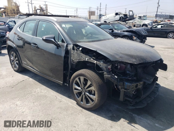 2022 Lexus UX 250h F Sport with VIN JTHE9JBH7N2059948, listed as a Copart auction lot 68671394 with 84,729 mi miles and Salvage Title. Bid and sale history available at DreamBid. Image 4.