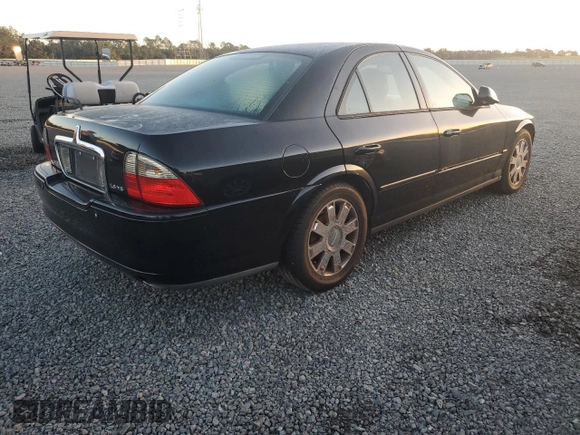 2004 Lincoln LS w/Sport Pkg with VIN 1LNHM87A74Y602711, listed as a Copart auction lot 75092344 with 0 mi miles and Salvage Title. Bid and sale history available at carsss.com. Image 3.