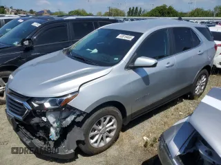 2021 Chevrolet Equinox LT with VIN 3GNAXKEV4MS138016, listed as a Copart auction lot 53810465 with 32,325 mi miles and Salvage Title. Bid and sale history available at carsss.com. Image 1.