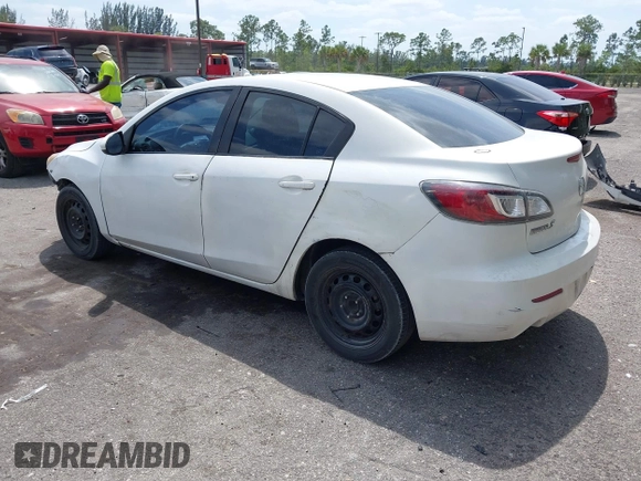 2013 Mazda 3 i SV with VIN JM1BL1TF3D1795969, listed as a IAAI auction lot 42075242 with 169,331 mi miles. Bid and sale history available at carsss.com. Image 3.