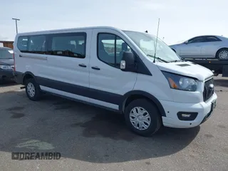 2024 Ford Transit Passenger XL with VIN 1FBAX2Y82RKA83460, listed as a IAAI auction lot 41840551 with 19,106 mi miles. Bid and sale history available at carsss.com. Image 1.
