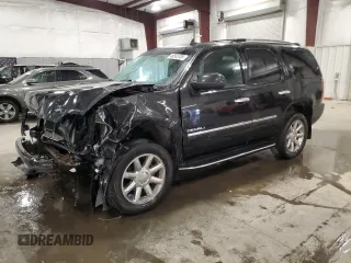 2013 GMC Yukon Denali with VIN 1GKS2EEF0DR283857, listed as a Copart auction lot 46505705 with 148,428 mi miles and Salvage Title. Bid and sale history available at carsss.com. Image 1.