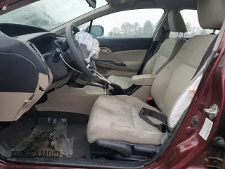2014 Honda Civic Sedan LX with VIN 19XFB2F55EE041130, listed as a Copart auction lot 52860145 with 97,244 mi miles and Salvage Title. Bid and sale history available at carsss.com. Image 7.