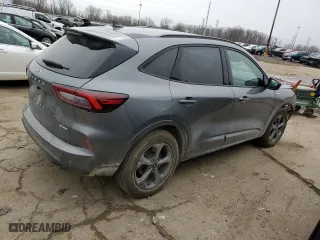 2024 Ford Escape ST-Line with VIN 1FMCU9MN4RUA33922, listed as a Copart auction lot 48385405 with 9,867 mi miles and Non Repairable. Bid and sale history available at carsss.com. Image 3.