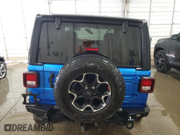 2021 Jeep Wrangler Sport с VIN 1C4GJXAN5MW712439, выставлен на аукционе Copart как лот 54781685 с пробегом 26 463 миль миль и Списание • Salvage title. История ставок и продаж доступна на DreamBid. Изображение 6.