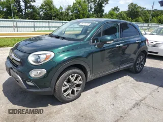 2016 FIAT 500X Trekking with VIN ZFBCFYCT8GP378474, listed as a Copart auction lot 64105275 with 181,210 mi miles and Salvage title. Bid and sale history available at DreamBid. Image 1.