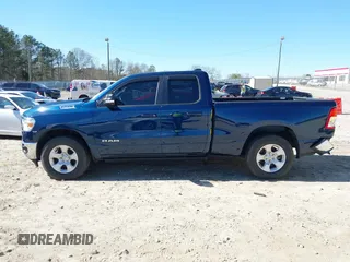2021 Ram 1500 Big Horn with VIN 1C6RRFBG3MN699537, listed as a IAAI auction lot 41833874 with 45,149 mi miles. Bid and sale history available at carsss.com. Image 14.