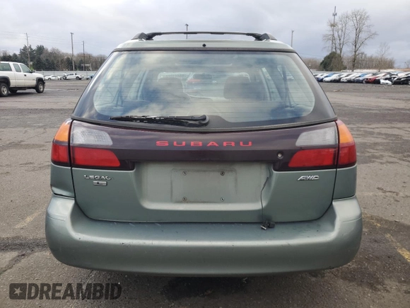 2003 Subaru Legacy L with VIN 4S3BH635437307310, listed as a Copart auction lot 86441624 with 136,189 mi miles and Salvage title. Bid and sale history available at DreamBid. Image 6.