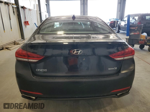 2015 Hyundai Genesis 3.8L with VIN KMHGN4JE0FU018111, listed as a Copart auction lot 53711075 with 184,509 mi miles and Clean Title. Bid and sale history available at carsss.com. Image 6.