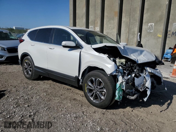 2021 Honda CR-V EX-L with VIN 2HKRW1H84MH429611, listed as a Copart auction lot 45639043 with 16,835 mi miles and . Bid and sale history available at DreamBid. Image 4.
