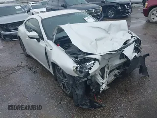 2013 Scion FR-S with VIN JF1ZNAA16D1718602, listed as a IAAI auction lot 41875857 with 101,649 mi miles. Bid and sale history available at carsss.com. Image 1.