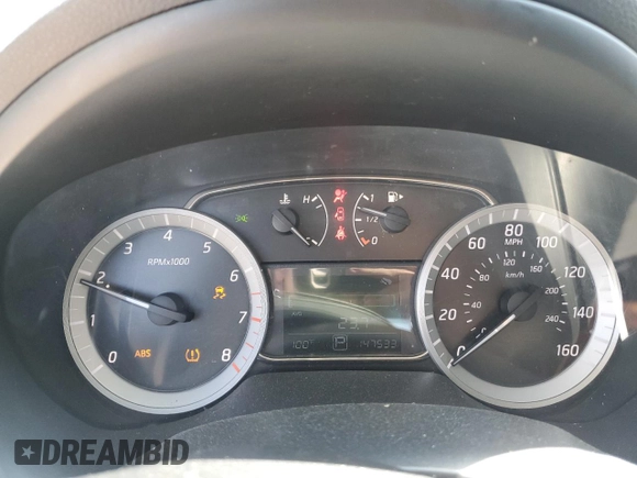 2013 Nissan Sentra SV with VIN 3N1AB7AP1DL674589, listed as a Copart auction lot 52261455 with 147,533 mi miles and Salvage Title. Bid and sale history available at DreamBid. Image 9.