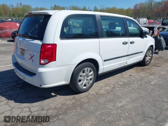 2016 Dodge Grand Caravan SE with VIN 2C4RDGBG9GR401187, listed as a IAAI auction lot 42133432 with 107,742 mi miles and . Bid and sale history available at DreamBid. Image 4.