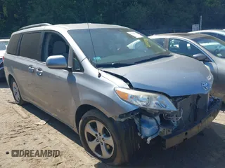 2013 Toyota Sienna LE AAS with VIN 5TDKK3DCXDS370500, listed as a IAAI auction lot 42550039 with 169,557 mi miles and . Bid and sale history available at DreamBid. Image 1.