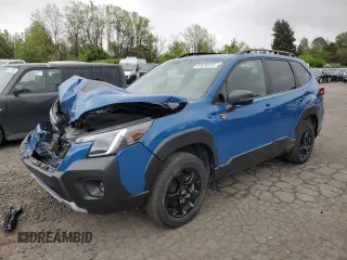 2022 Subaru Forester Wilderness with VIN JF2SKALC0NH495261, listed as a Copart auction lot 57078315 with 19,825 mi miles and Salvage title. Bid and sale history available at DreamBid. Image 1.