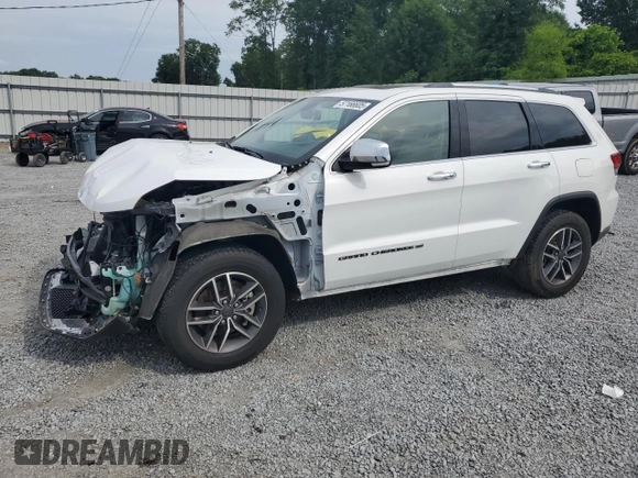 2022 Jeep Grand Cherokee Limited with VIN 1C4RJEBG8NC125927, listed as a Copart auction lot 57166605 with 74,013 mi miles and Salvage title. Bid and sale history available at DreamBid. Image 1.