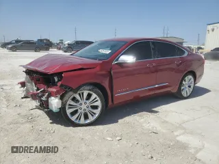2018 Chevrolet Impala Premier with VIN 2G1125S37J9129162, listed as a Copart auction lot 49261855 with 45,448 mi miles and Salvage Title. Bid and sale history available at DreamBid. Image 1.