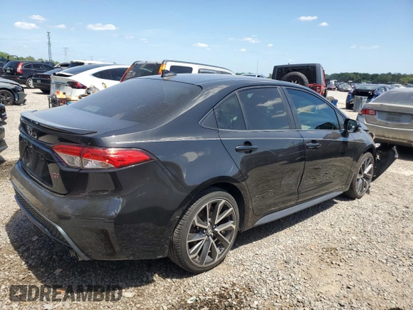 2020 Toyota Corolla SE with VIN JTDS4RCE8LJ039636, listed as a Copart auction lot 51976705 with 89,468 mi miles and Non Repairable. Bid and sale history available at carsss.com. Image 3.