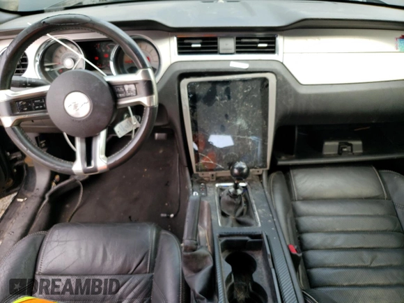 2010 Ford Mustang GT with VIN 1ZVBP8CH6A5117040, listed as a Copart auction lot 62229985 with 126,595 mi miles and Salvage title. Bid and sale history available at DreamBid. Image 8.