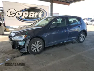 2018 Volkswagen Golf S с VIN 3VWG17AU9JM282205, выставлен на аукционе Copart как лот 53161485 с пробегом 51 449 миль миль и Списание • Salvage title. История ставок и продаж доступна на DreamBid. Изображение 1.