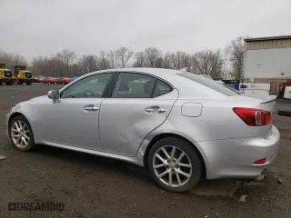 2011 Lexus IS 250 with VIN JTHCF5C27B5044801, listed as a Copart auction lot 53823235 with 210,077 mi miles and Salvage Title. Bid and sale history available at carsss.com. Image 2.